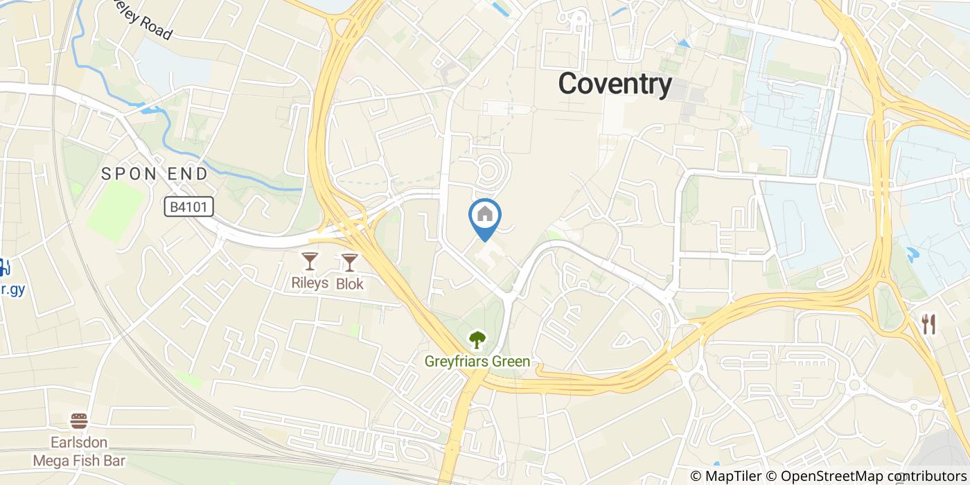 2 Bed Flat, Beauchamp House, CV1