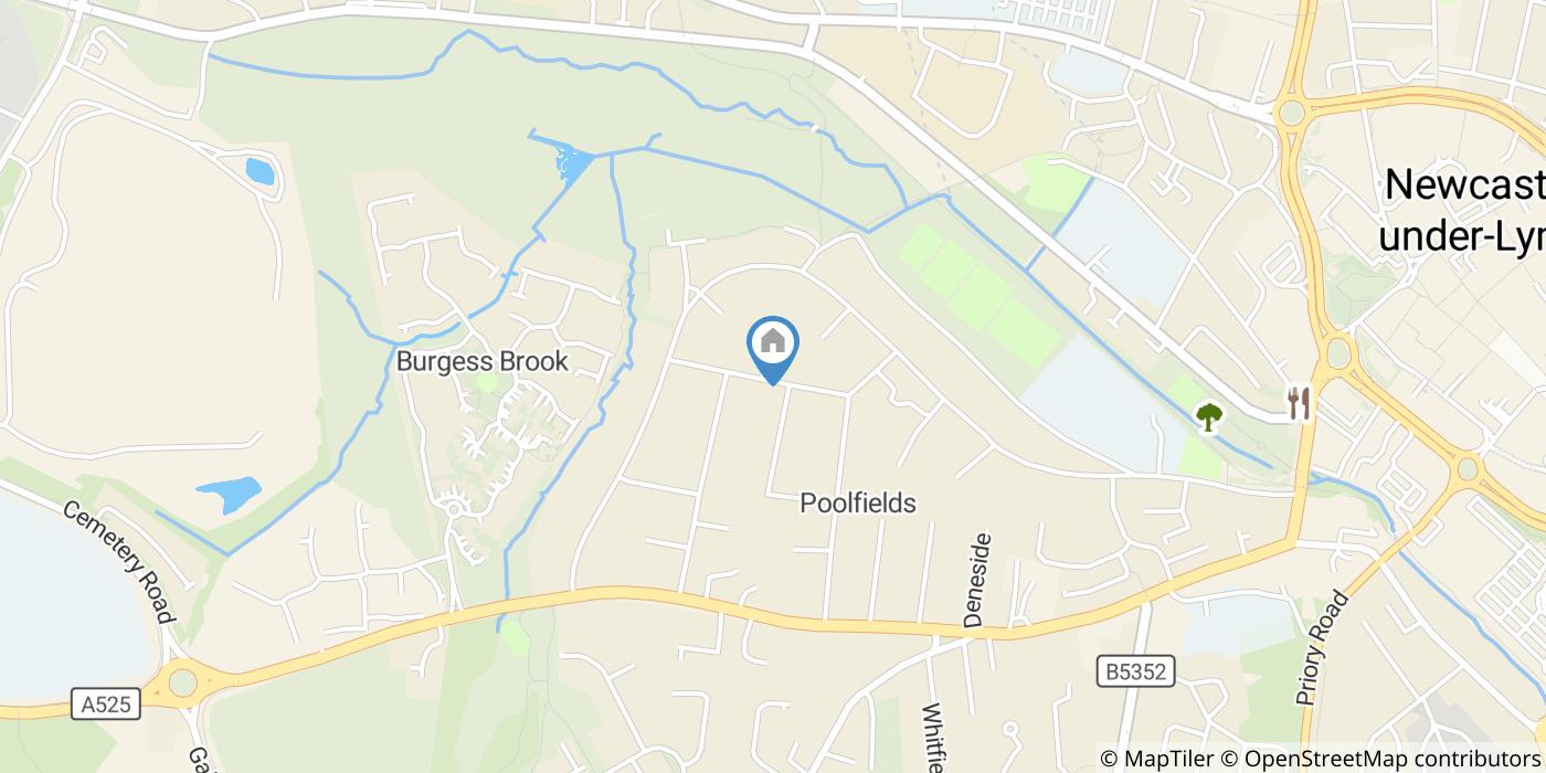 3 Bed Terraced House, St Andrews Drive, ST5