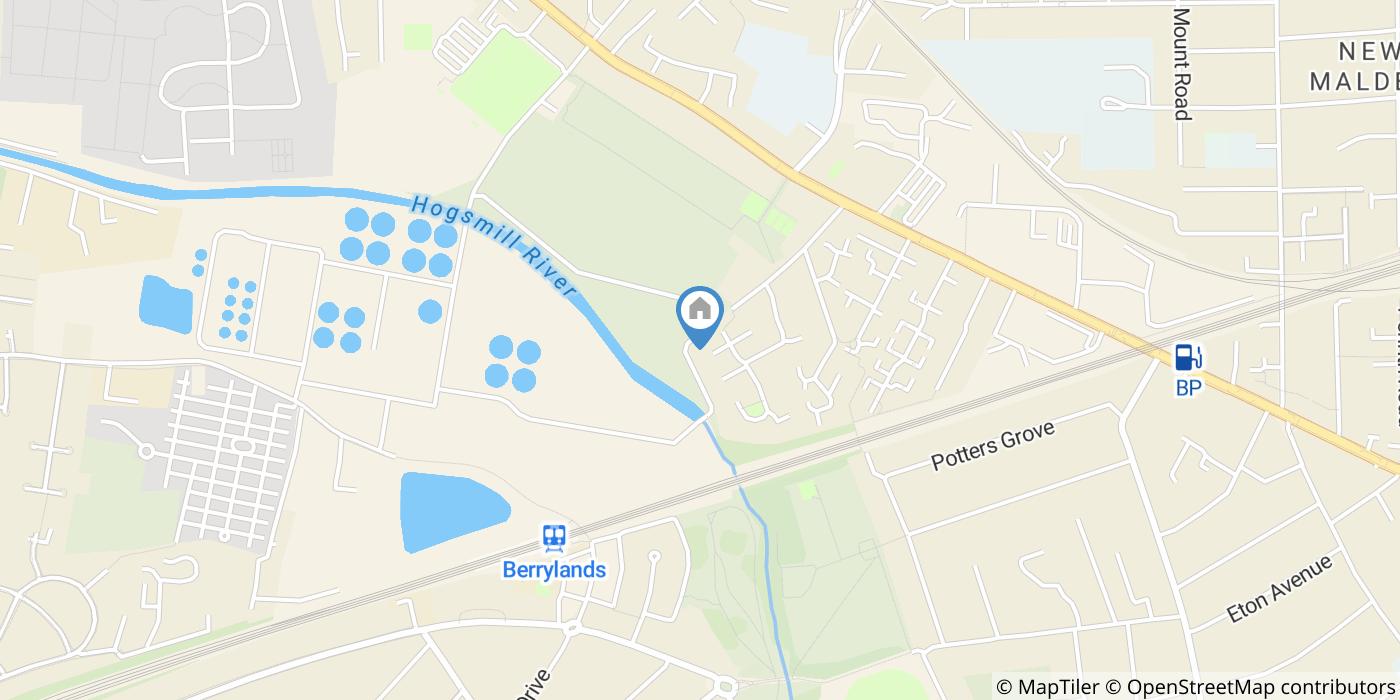 1 Bed Flat, Sherfield Close, KT3
