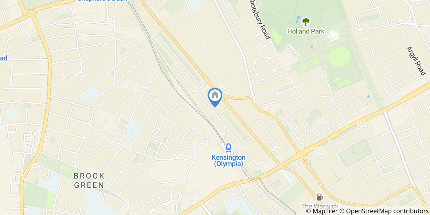 1 Bed Flat, Russell Road, W14