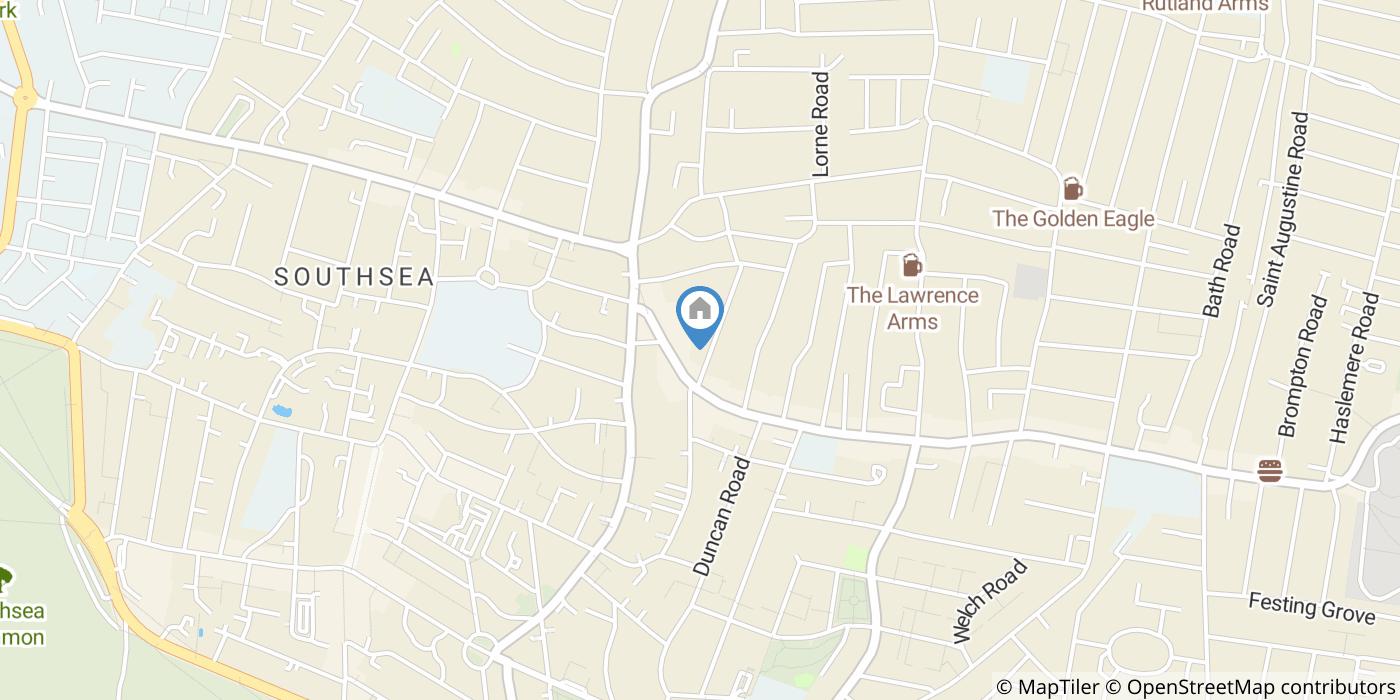 5 Bed Flat, Albert Grove, PO5