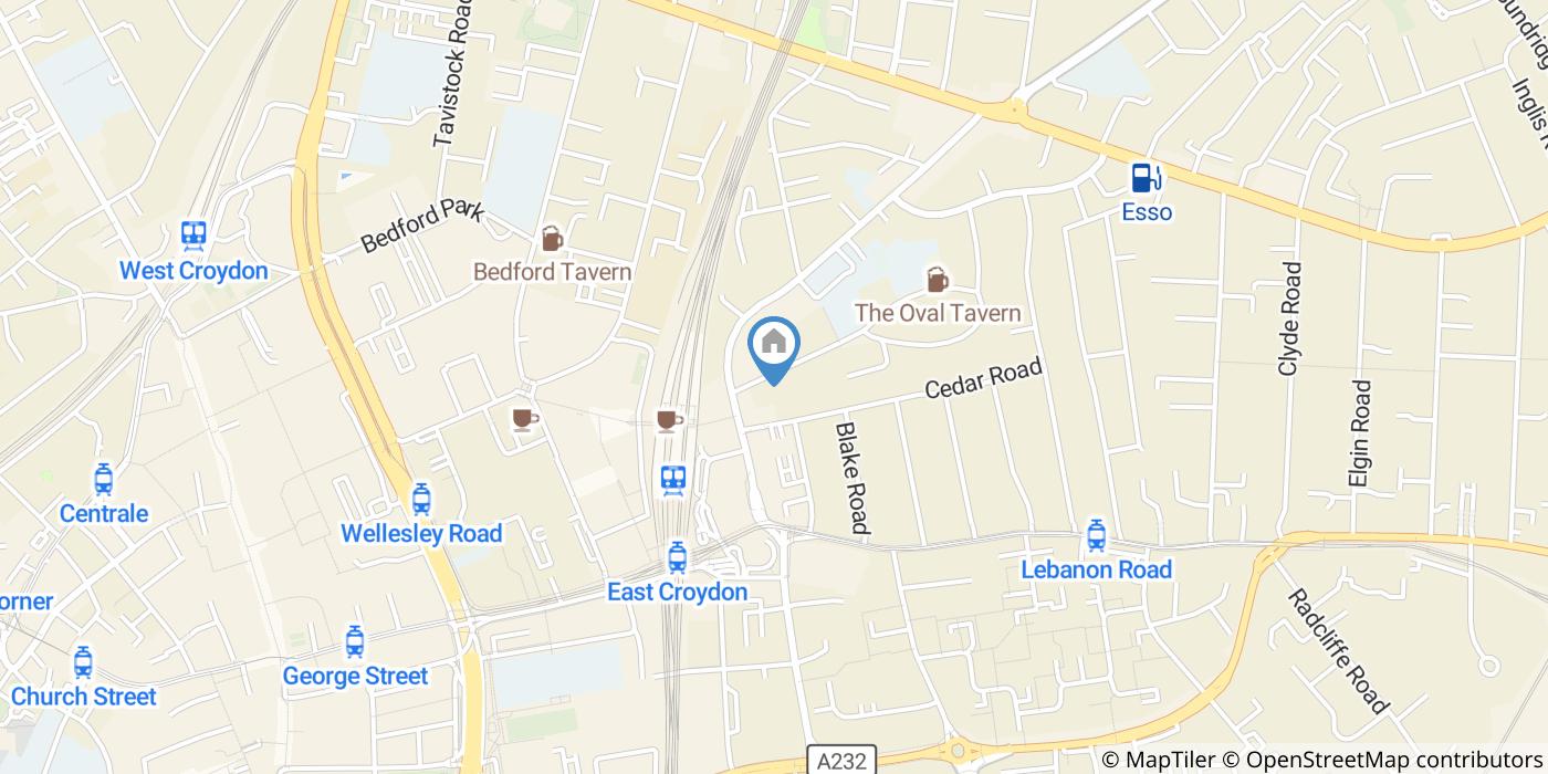 Bedsit, Oval Road, CR0