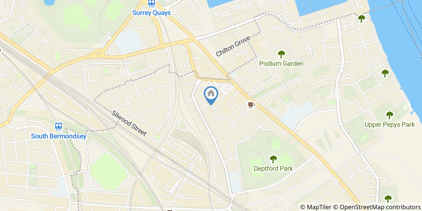 2 Bed Flat, John Silkin Lane, SE8