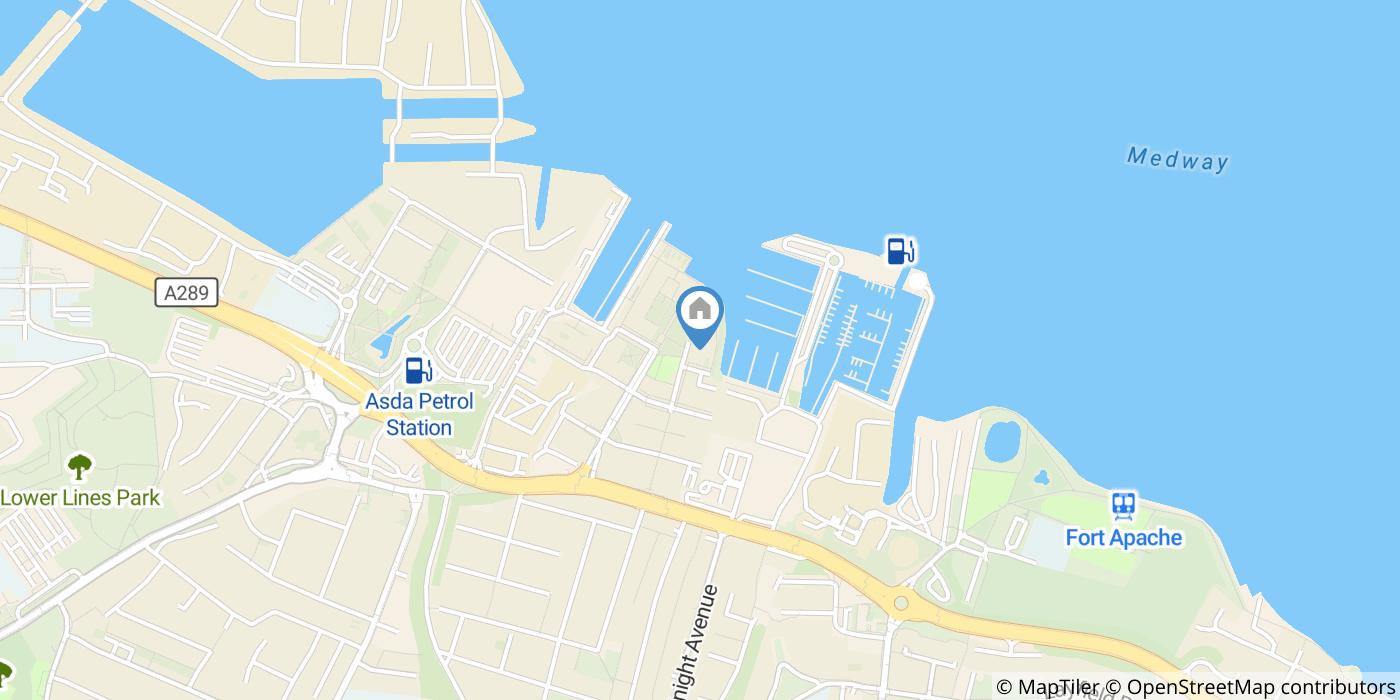 1 Bed Flat, Victory Pier, ME7