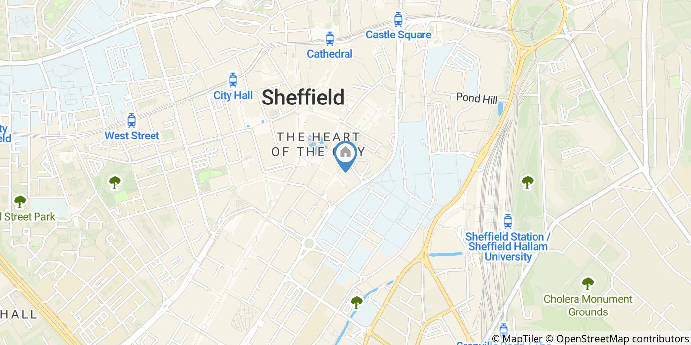 2 Bed Flat, St Pauls Square, S1