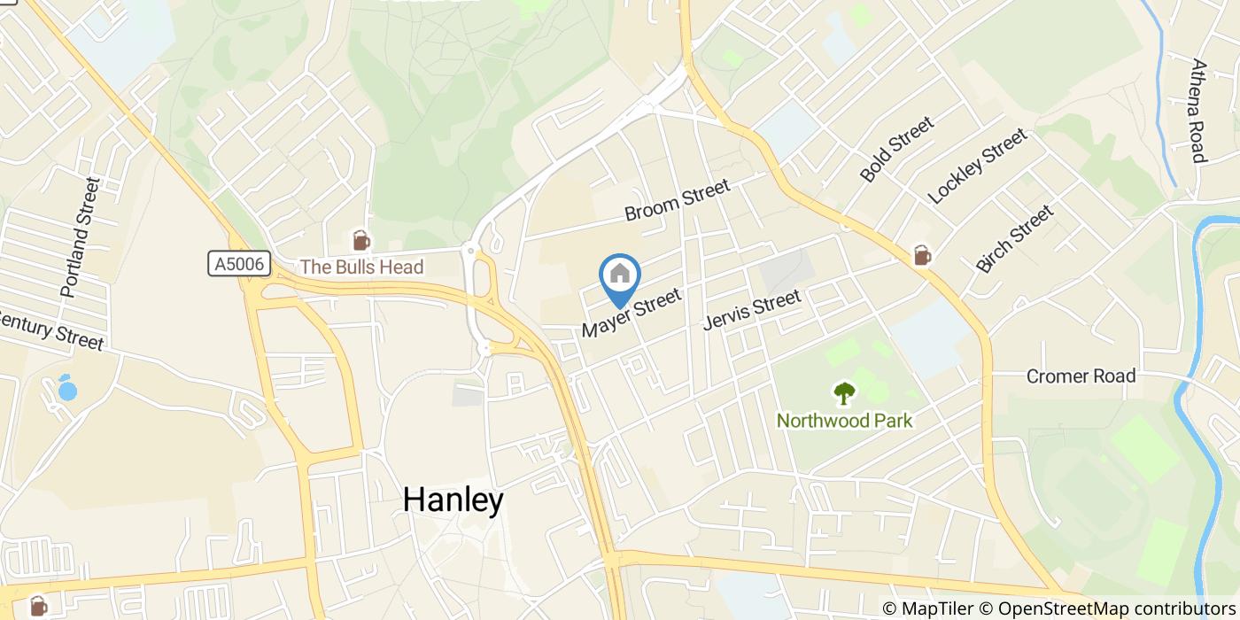 2 Bed Terraced House, Mayer St, ST1