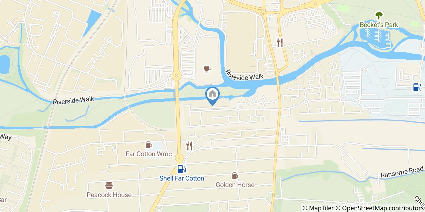 2 Bed Flat, River View, NN4
