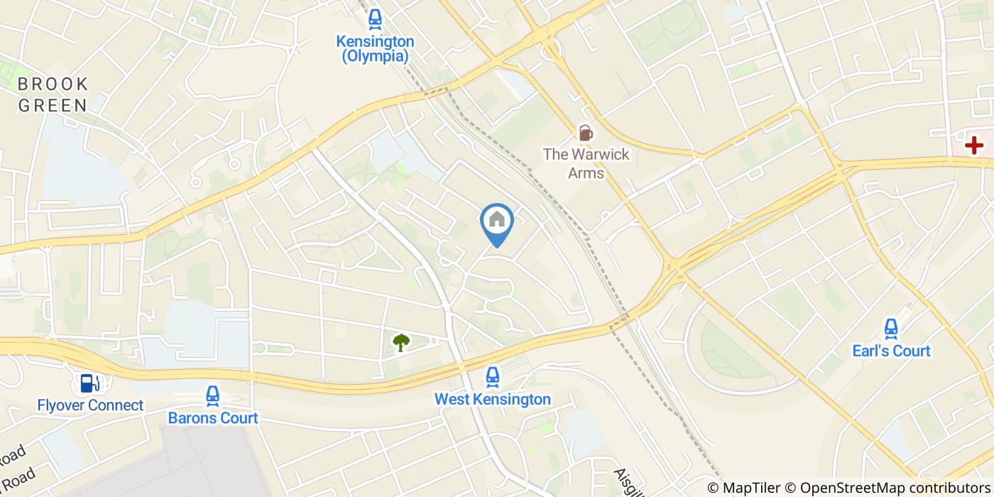Room in a Shared House, Matheson Road, W14