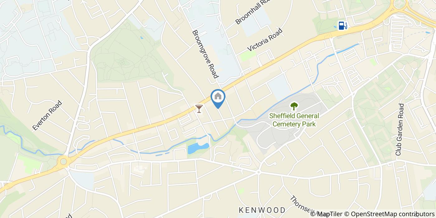 6 Bed Terraced House, Harefield Road, S11