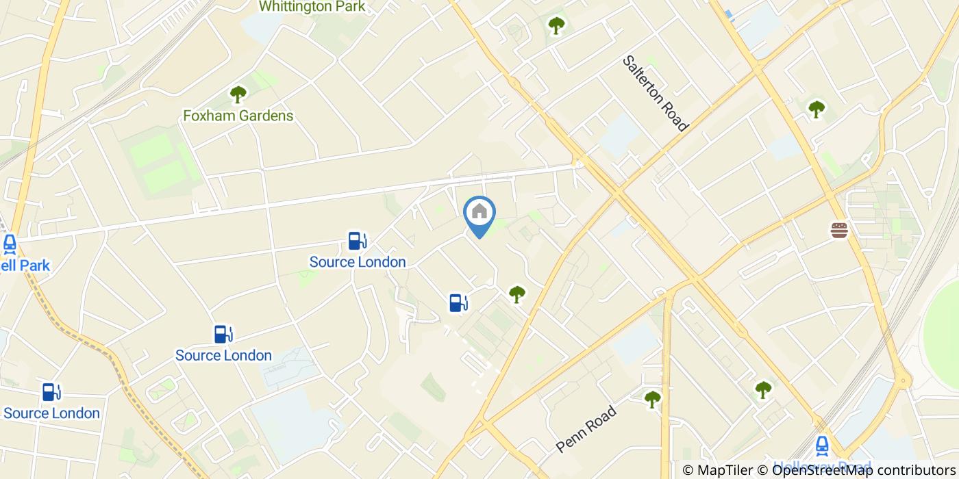 Studio Flat, Tabley Road, N7