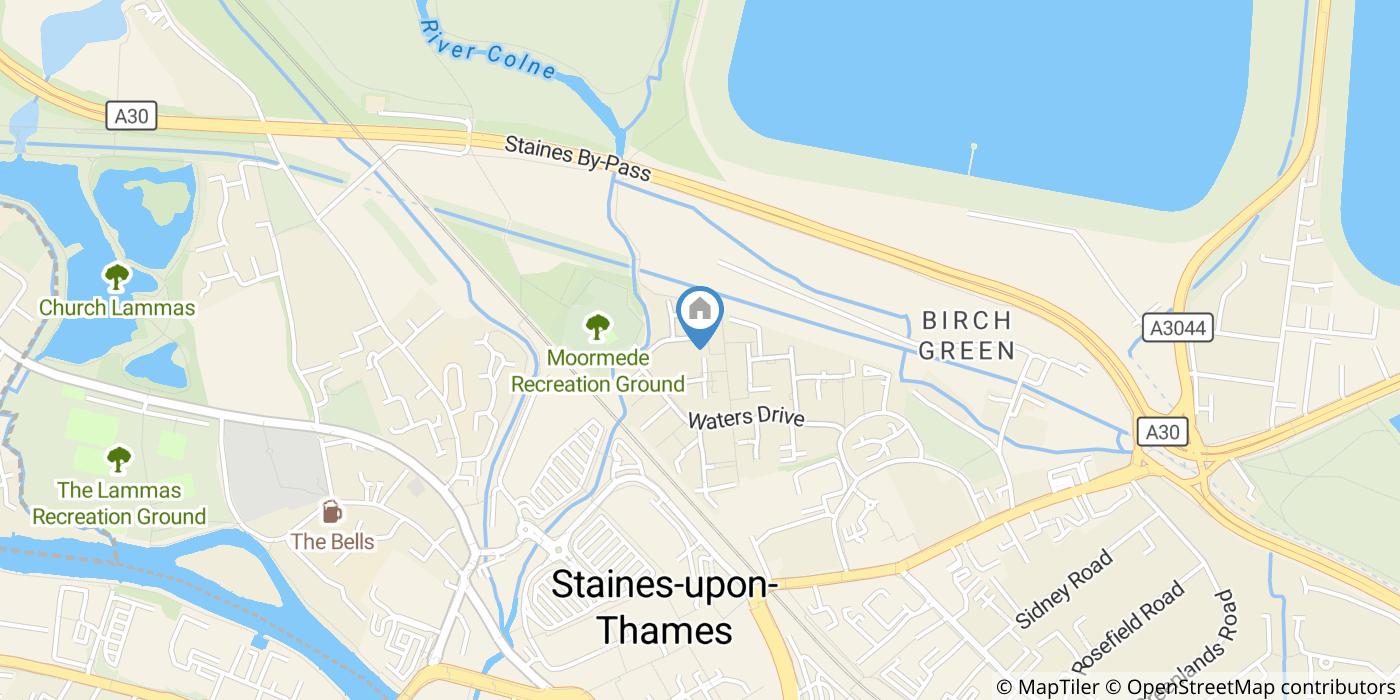 2 Bed Flat, Waters Drive, TW18