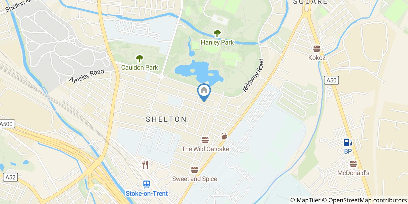 Room in a Shared House, Cauldon Road, ST4