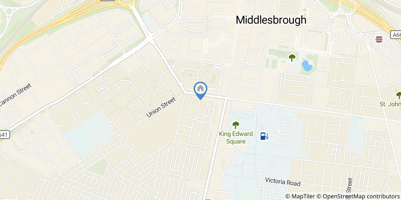 1 Bed Flat, Borough Rd, TS1