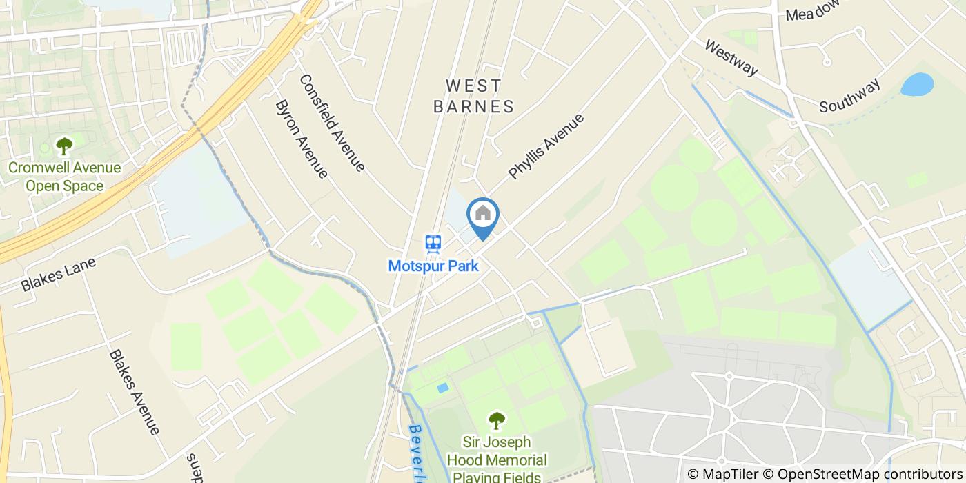 Room in a Shared House, West Barnes Lane, KT3