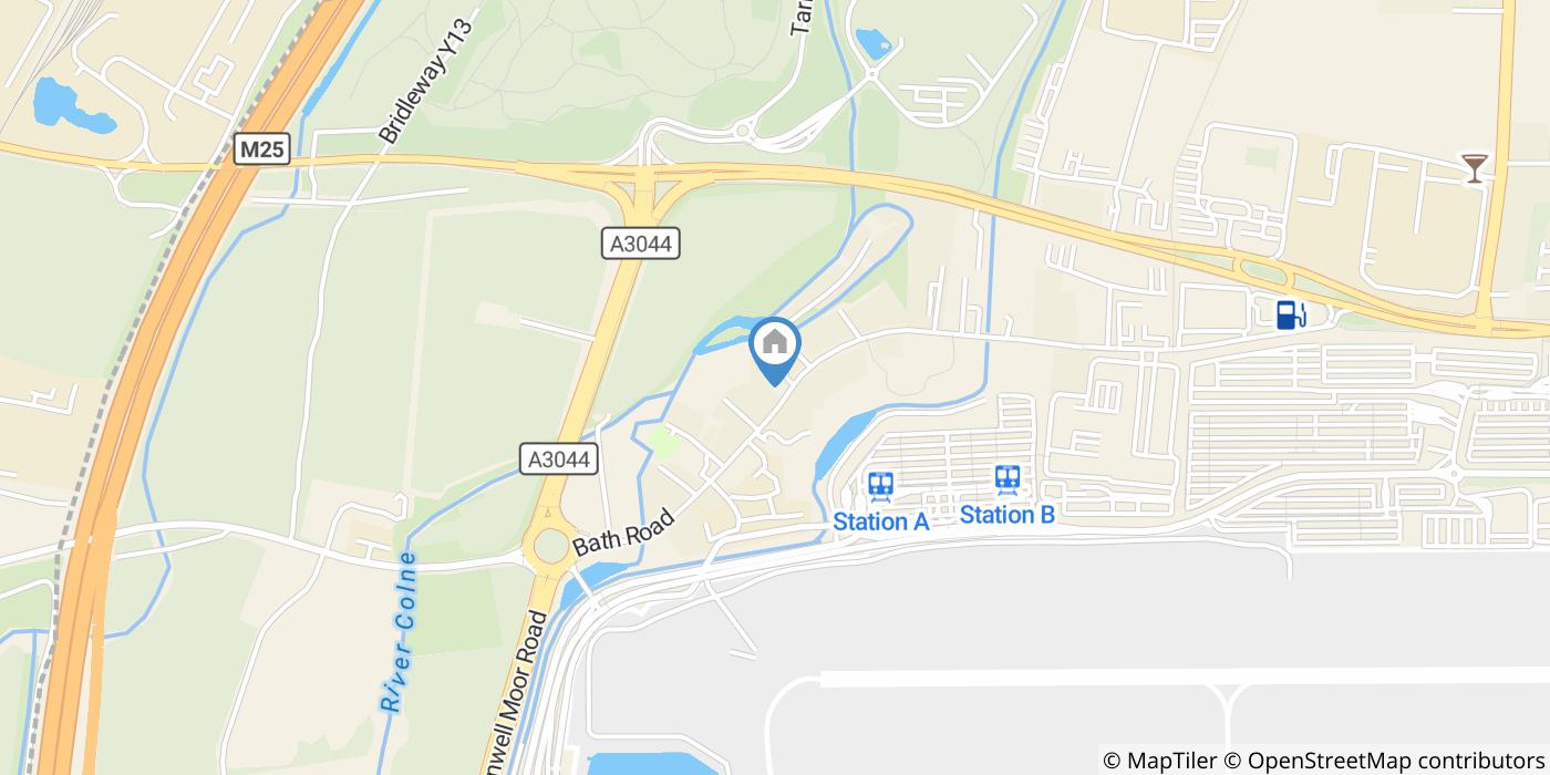 Studio Flat, Bath Road, UB7