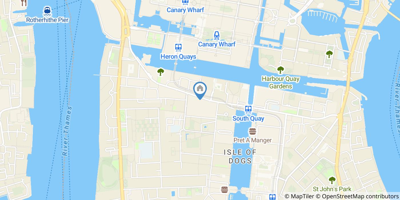1 Bed Flat, South Quay Square, E14