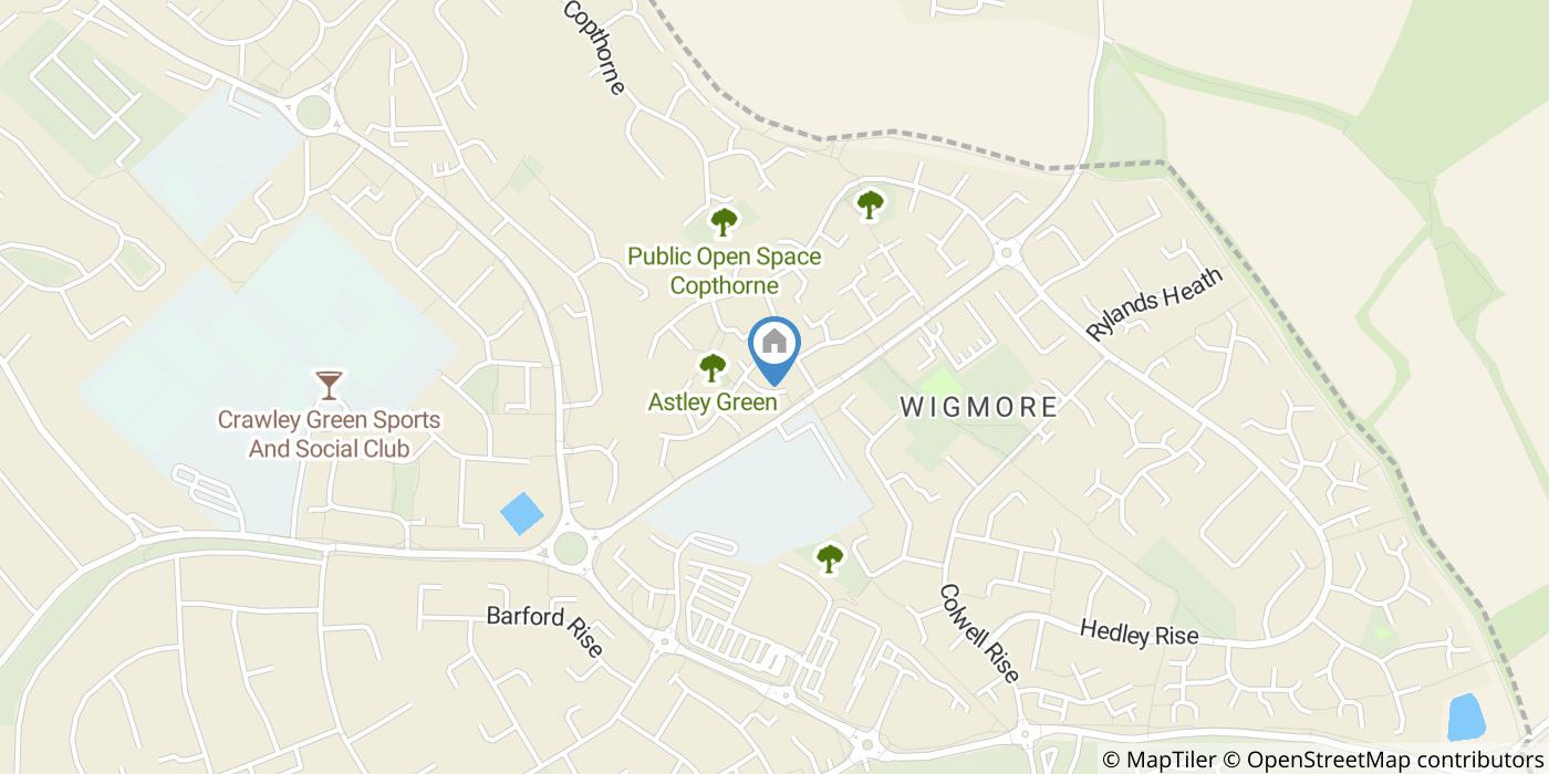 1 Bed Semi-Detached House, Berrow Close, LU2