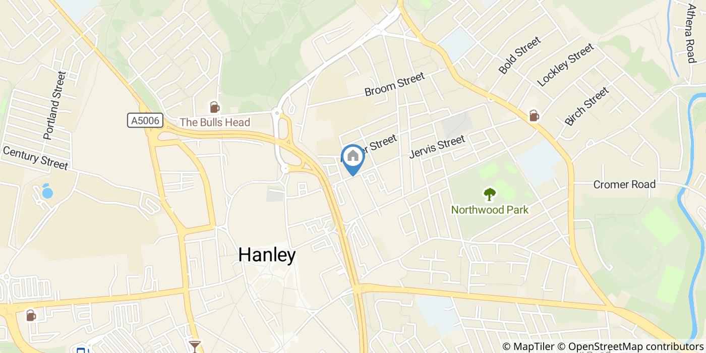 Studio Flat, Upper Hillchurch Street, ST1