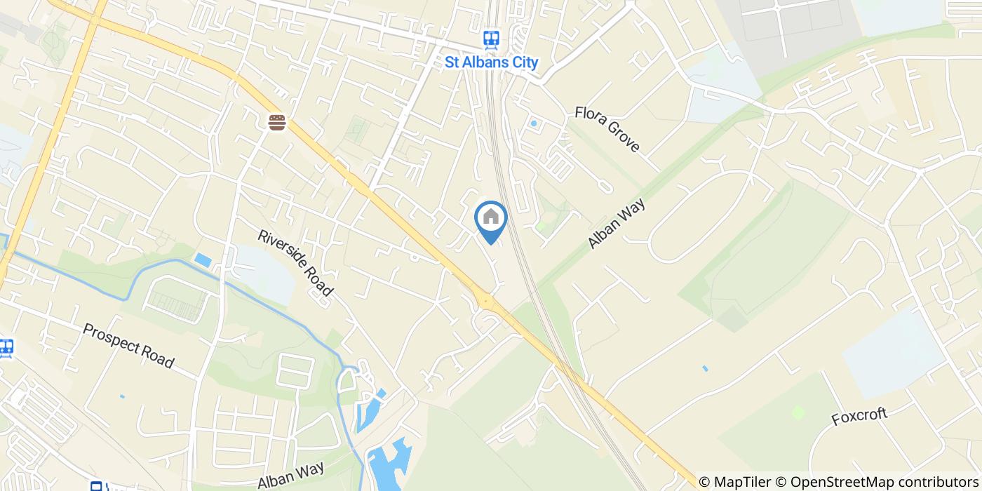1 Bed Flat, Ziggurat House, AL1