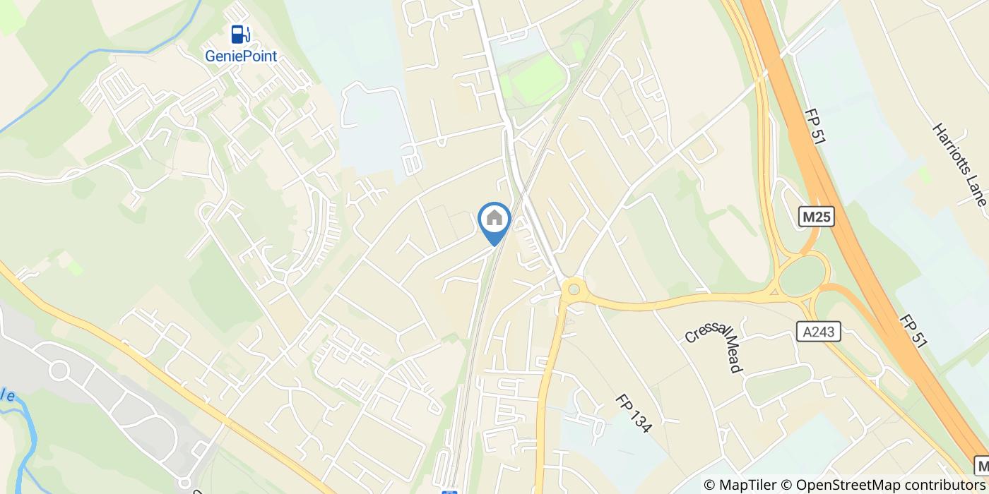 1 Bed Flat, The Grid, KT22