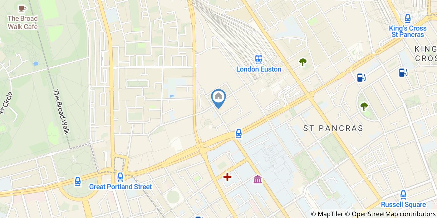 1 Bed Flat, North Gower St, NW1
