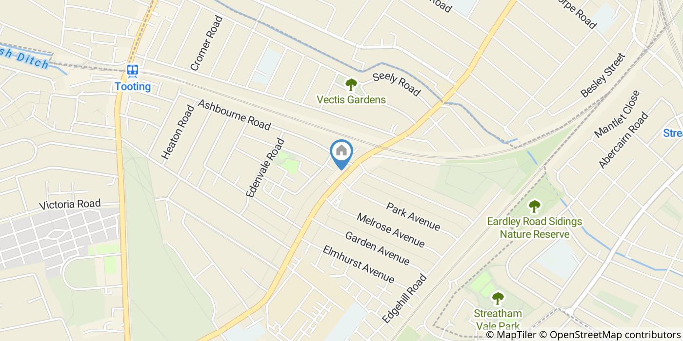 Mitcham - Studio Flat, Streatham Road, CR4 - To Rent Now for £1,000.00 p/m