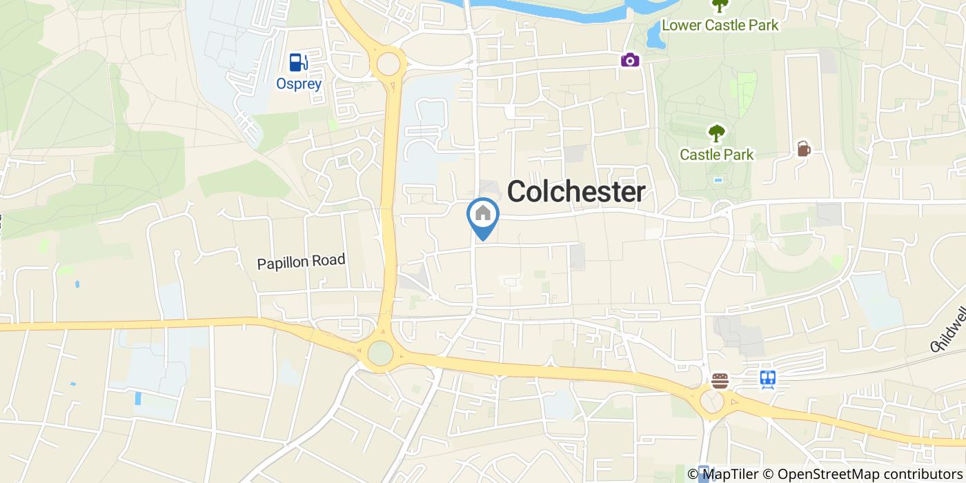 Studio Flat, Culver Court, CO1