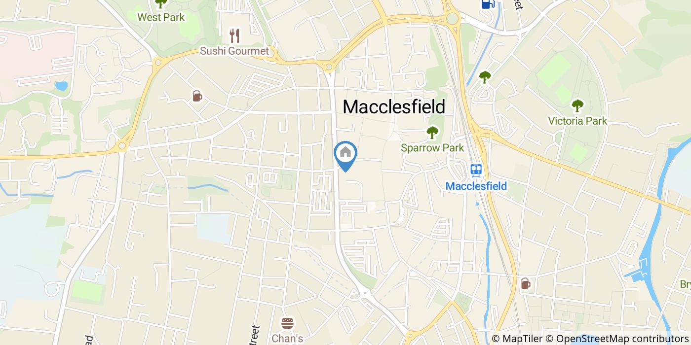 1 Bed Flat, Churchill Way, SK11