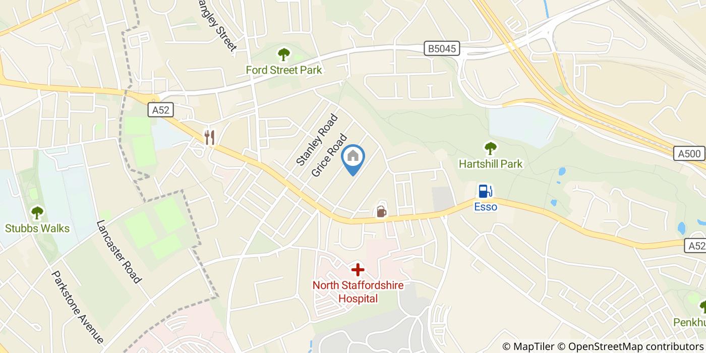 Room in a Shared House, Osborne Road, ST4