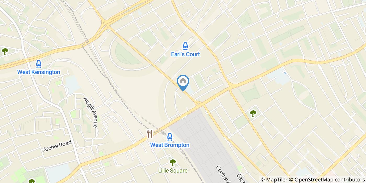 Studio Flat, Warwick Road, SW5