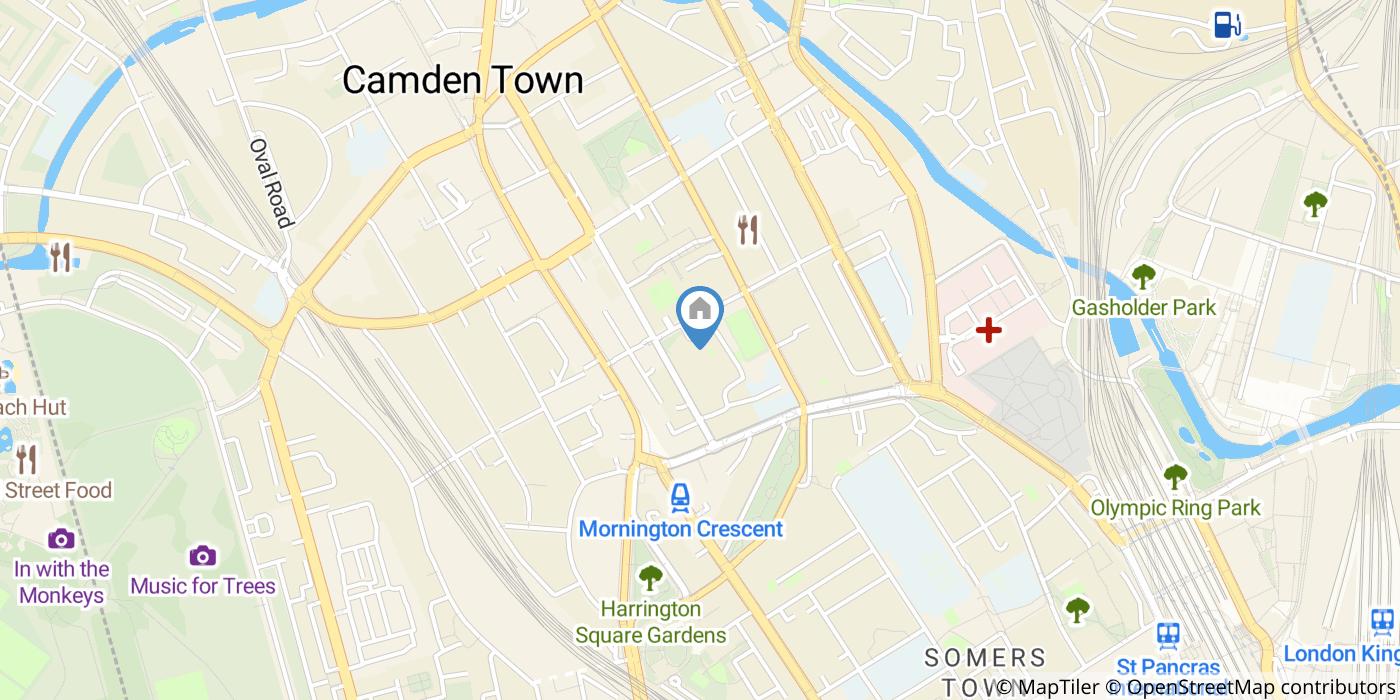 Studio Flat, Faversham House, NW1