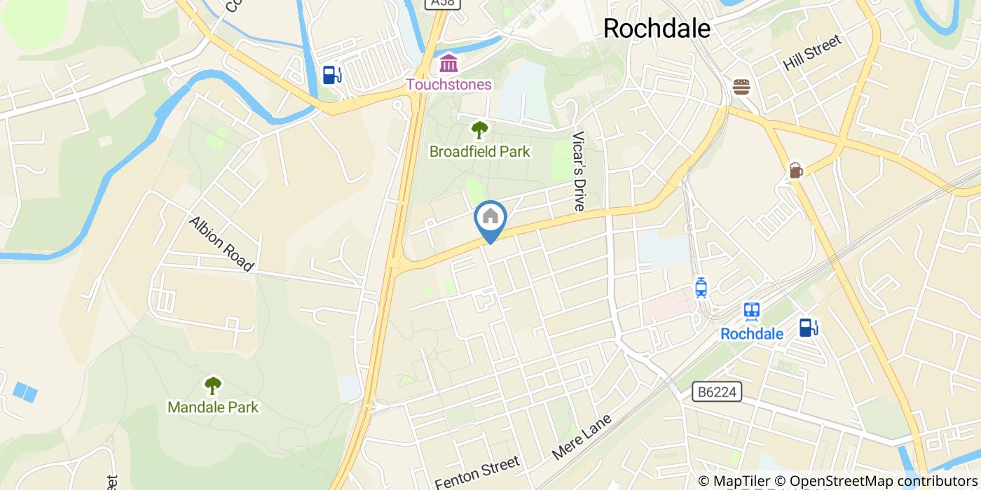 1 Bed Flat, Drake Street, OL11