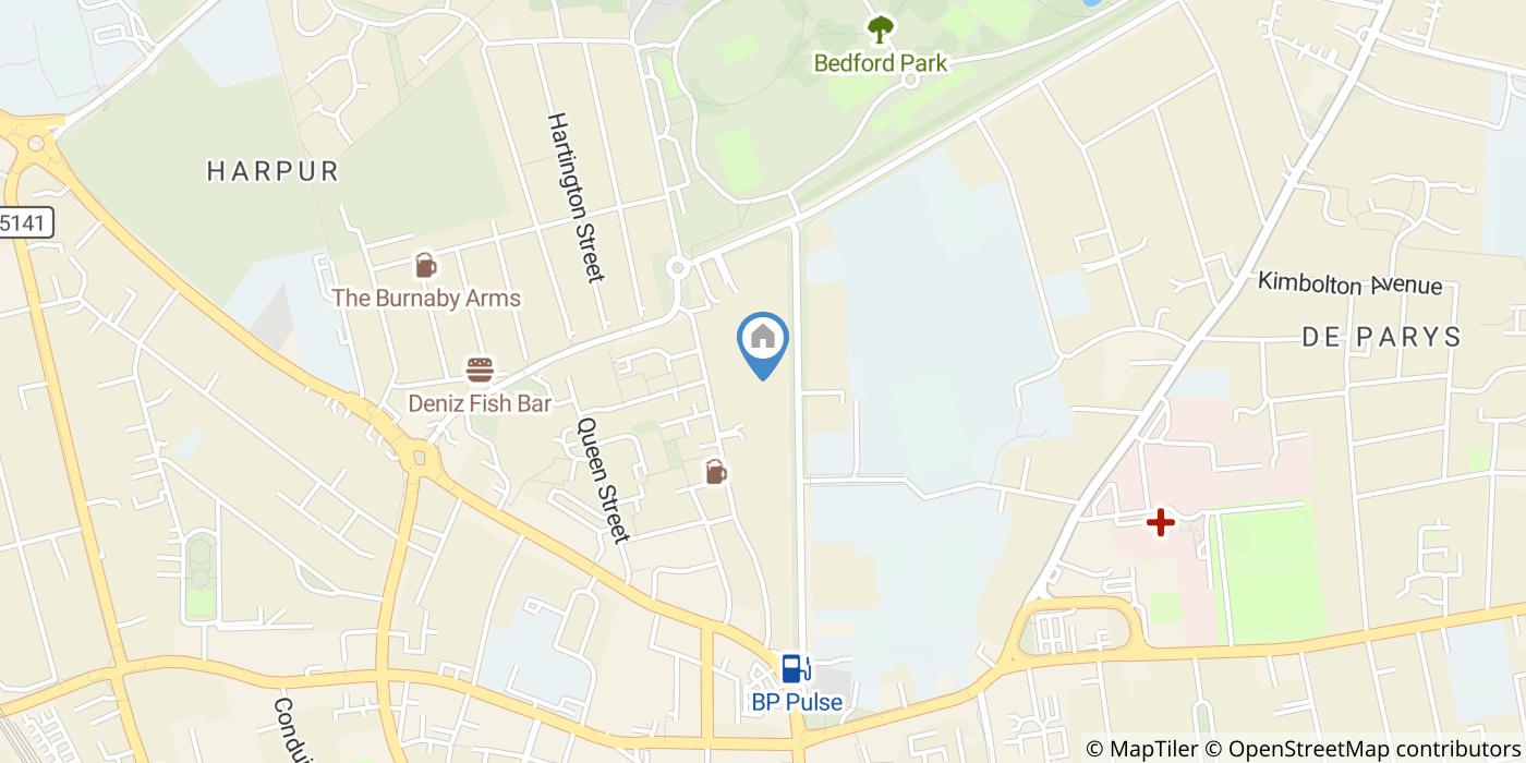Studio Flat, De Parys Avenue, MK40
