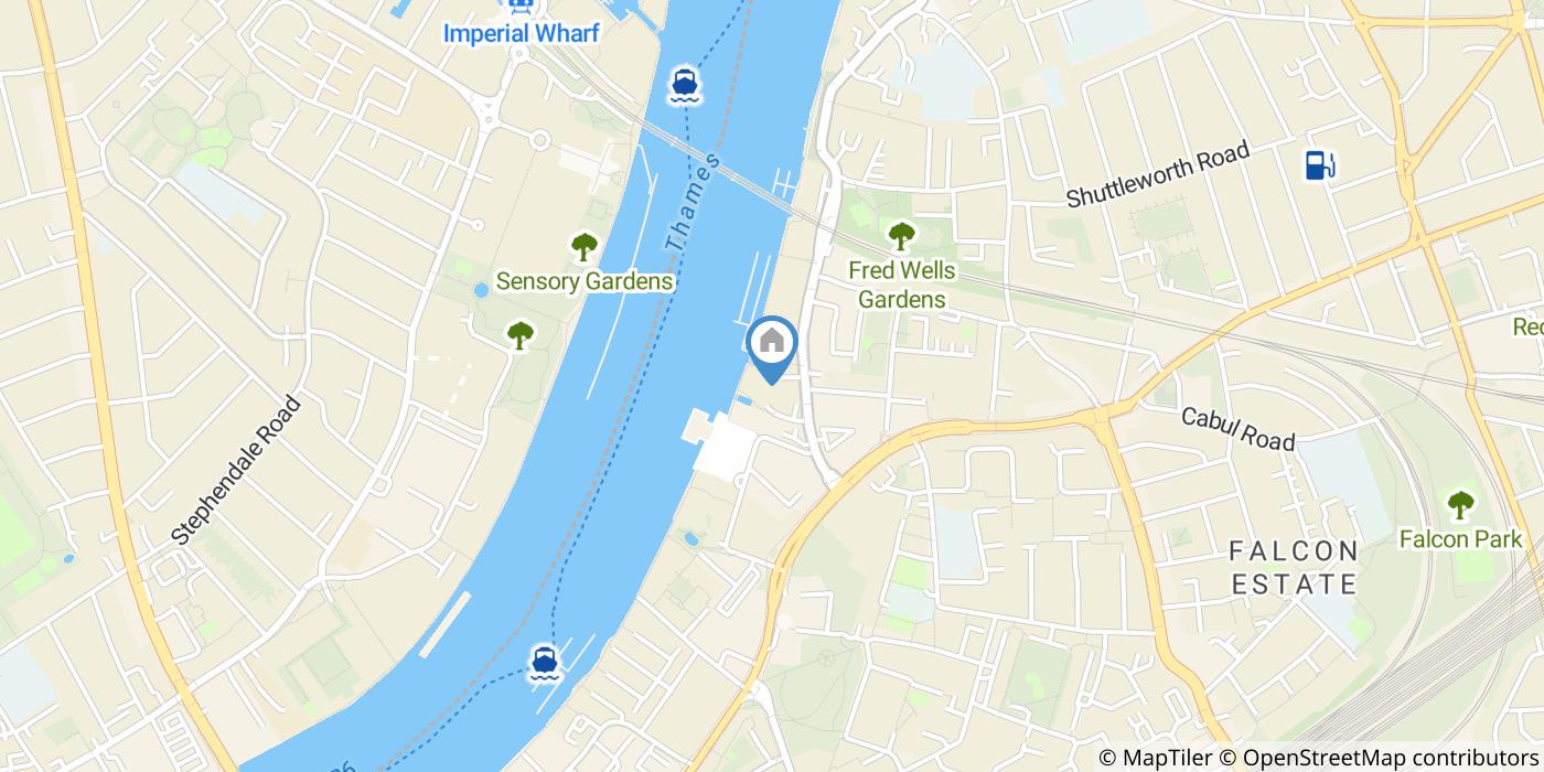 2 Bed Flat, Falcon Wharf, SW11