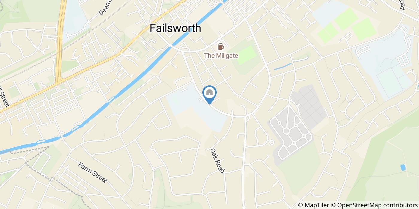 2 Bed Bungalow, Clive Road, M35