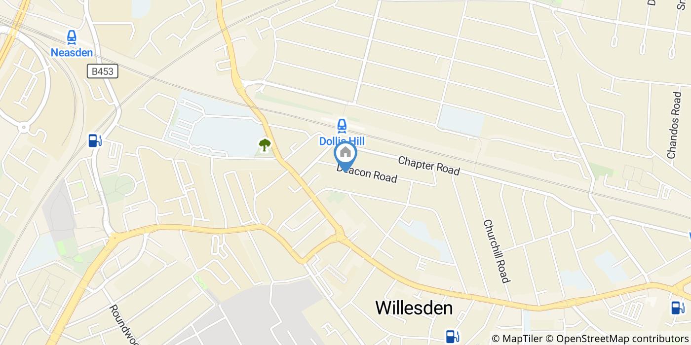 2 Bed Semi-Detached House, Deacon Road, NW2