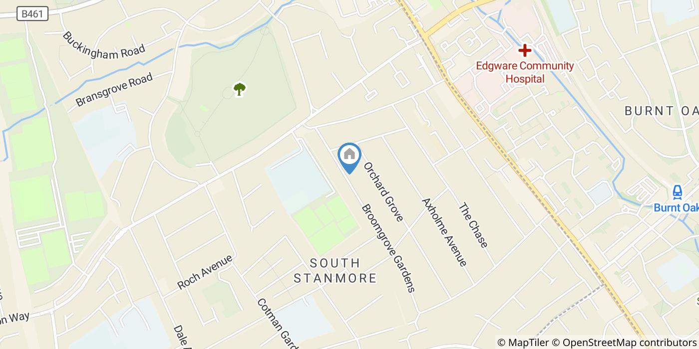 Studio Flat, Broomgrove Gardens, HA8