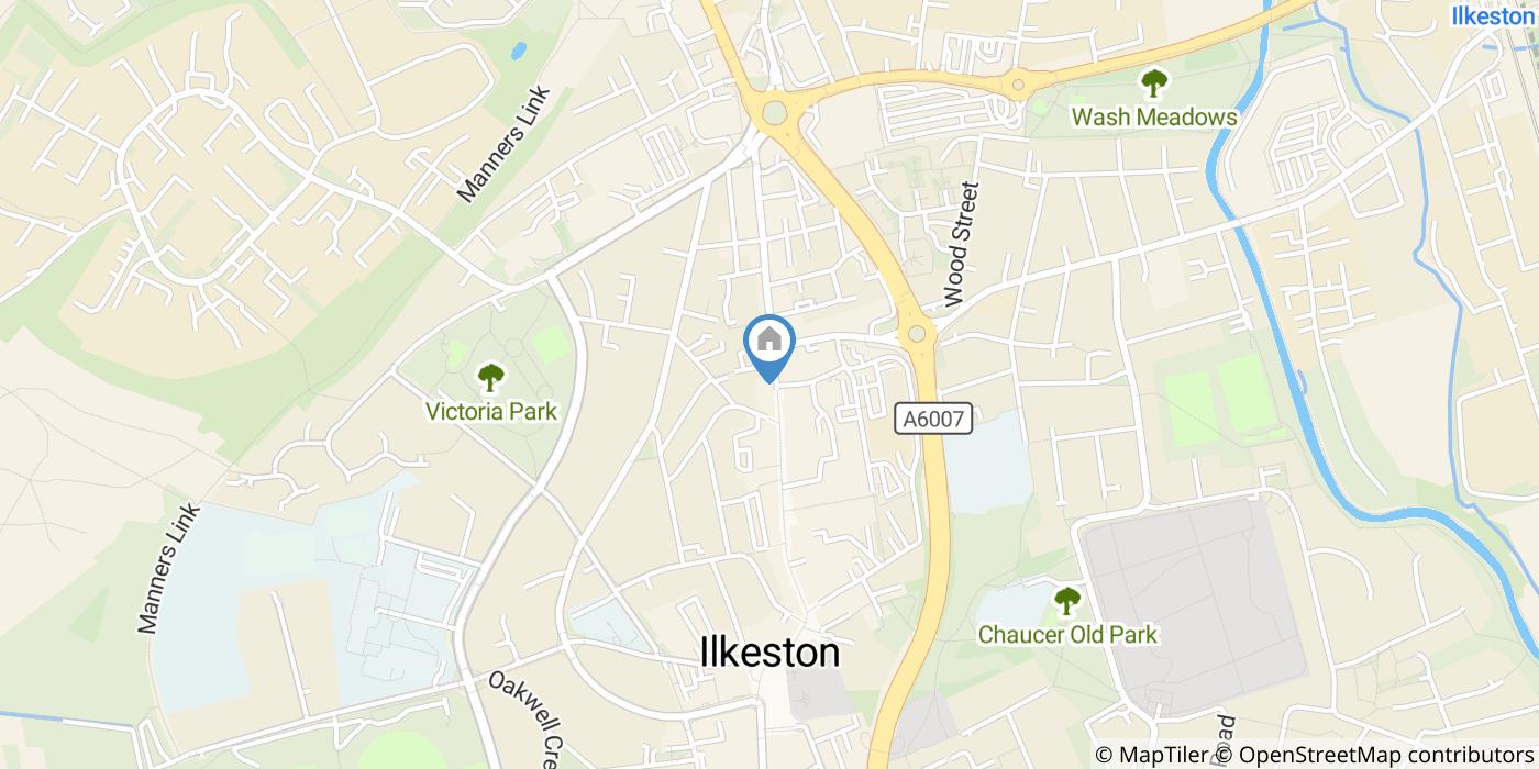 1 Bed Flat, Bath Street, DE7