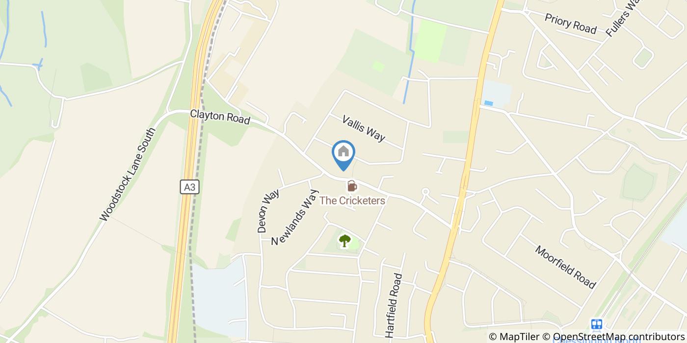Room in a Shared Flat, Clayton Road, KT9