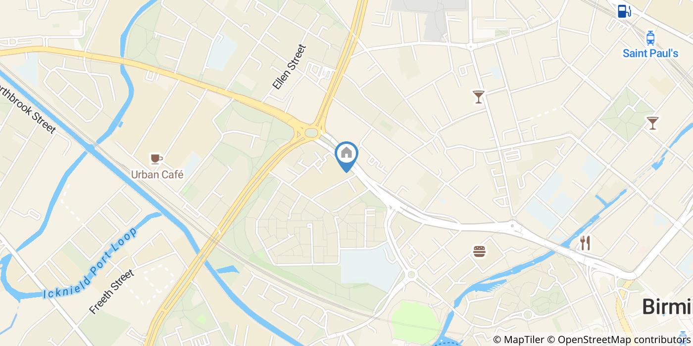 2 Bed Flat, Goodman St, B1