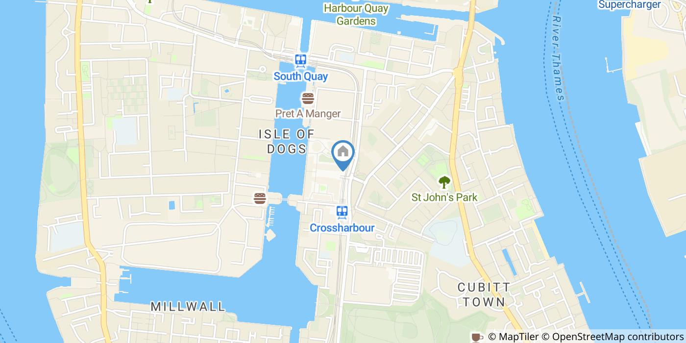 Studio Flat, Baltimore Wharf, E14