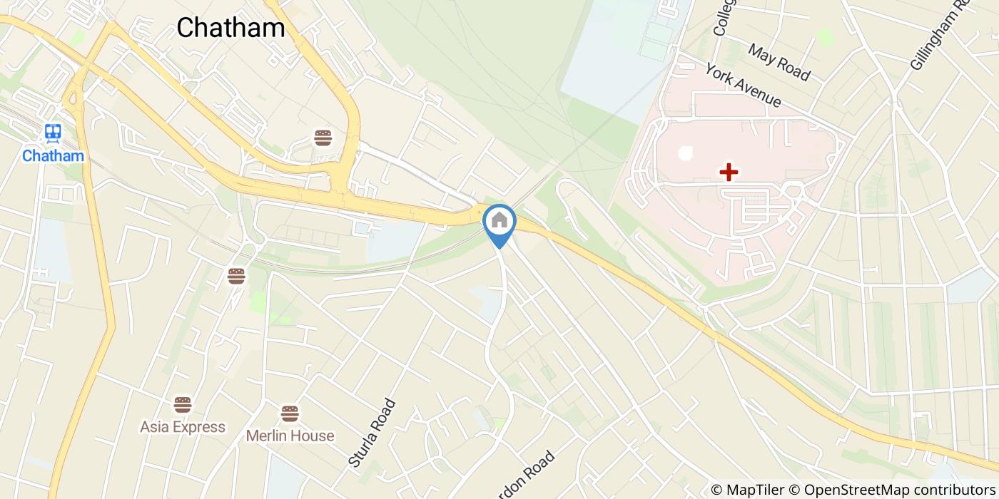 2 Bed Flat, Magpie Hall Road, ME4