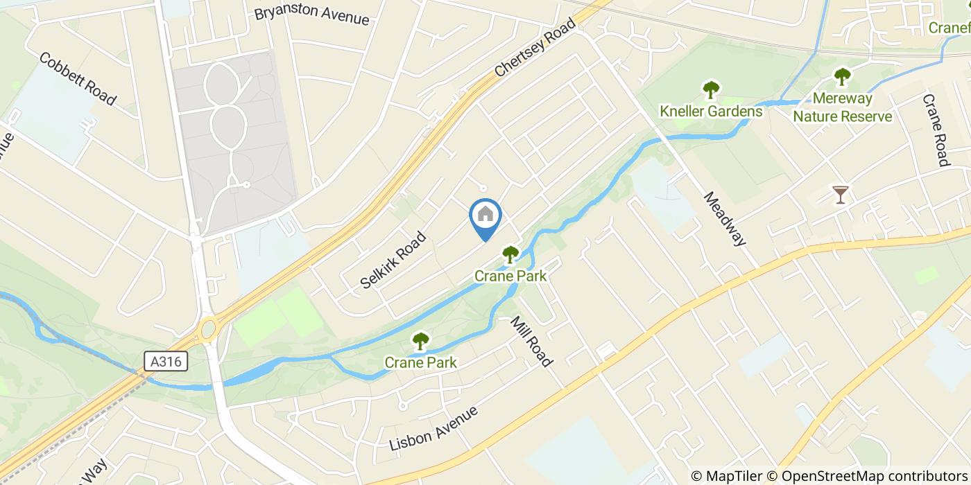 Room in a Shared House, Lincoln Avenue, TW2