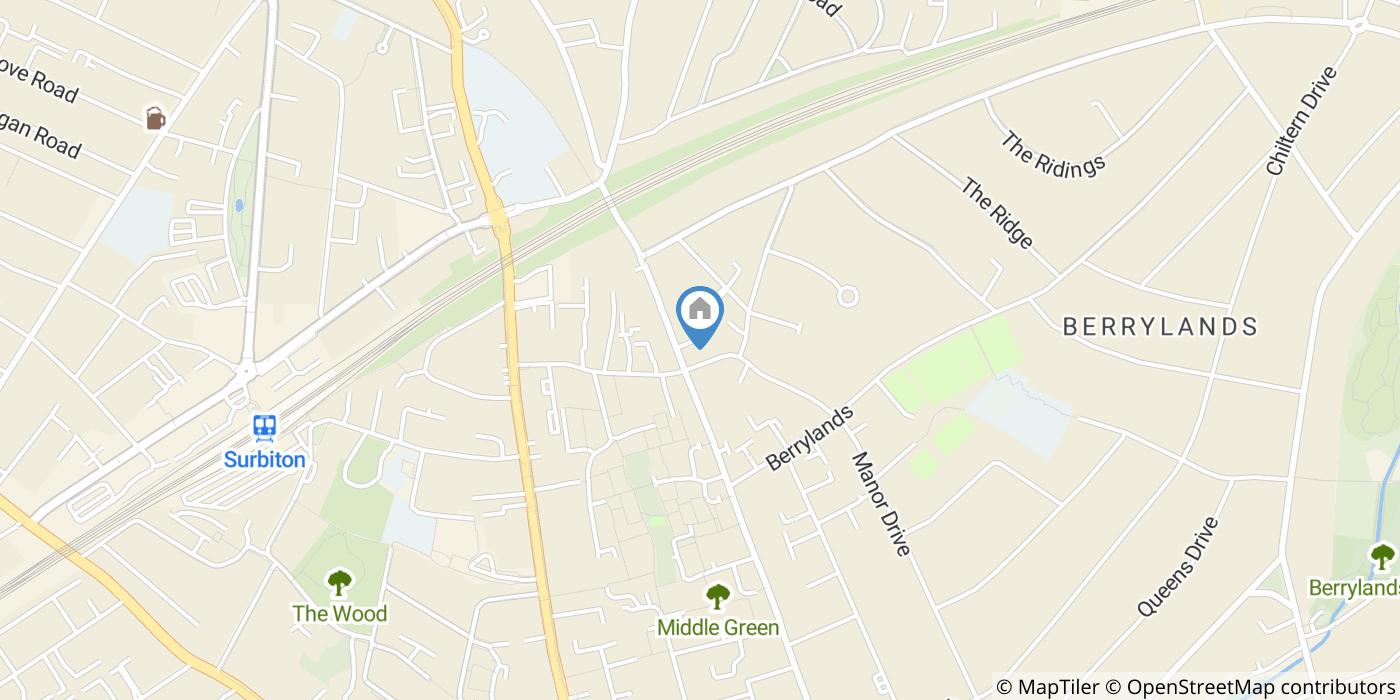 1 Bed Flat, Berrylands Road, KT5