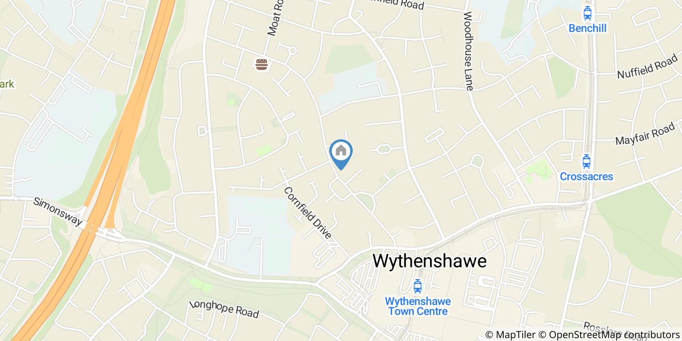 3 Bed Semi-Detached House, Gladeside Road, M22