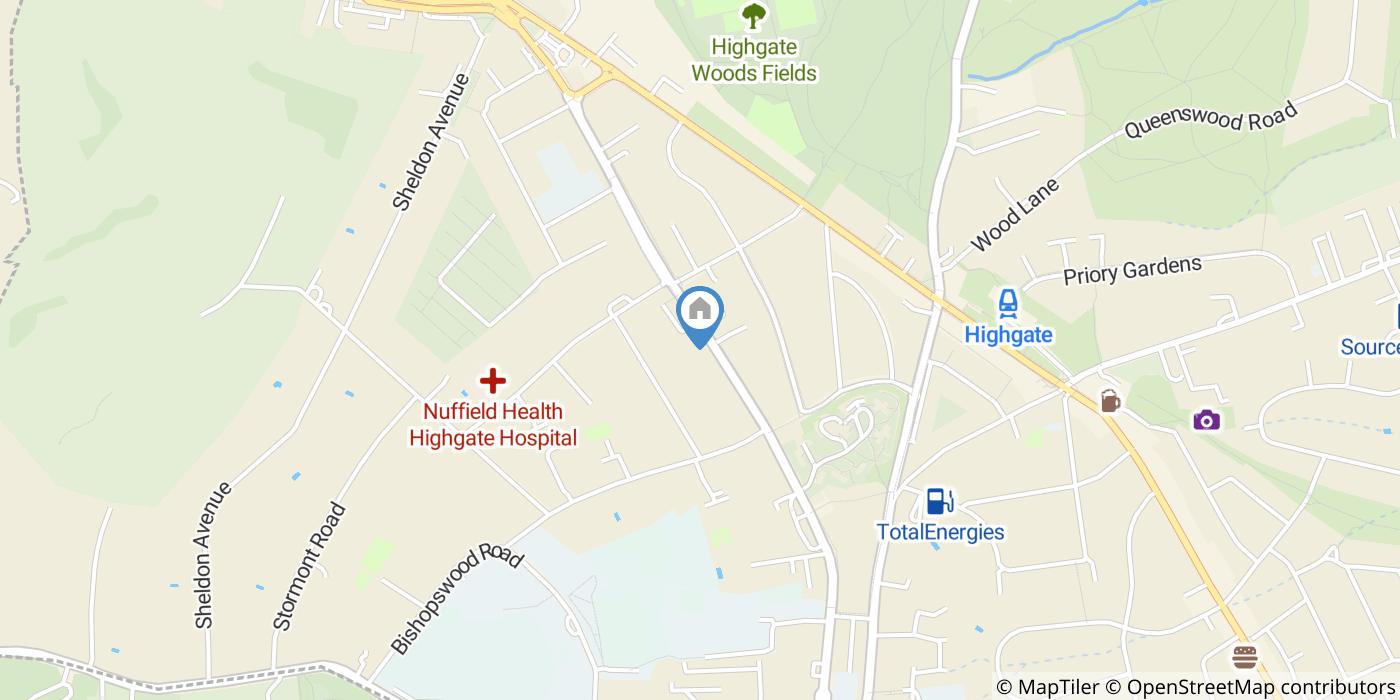 1 Bed Flat, North Hill, N6