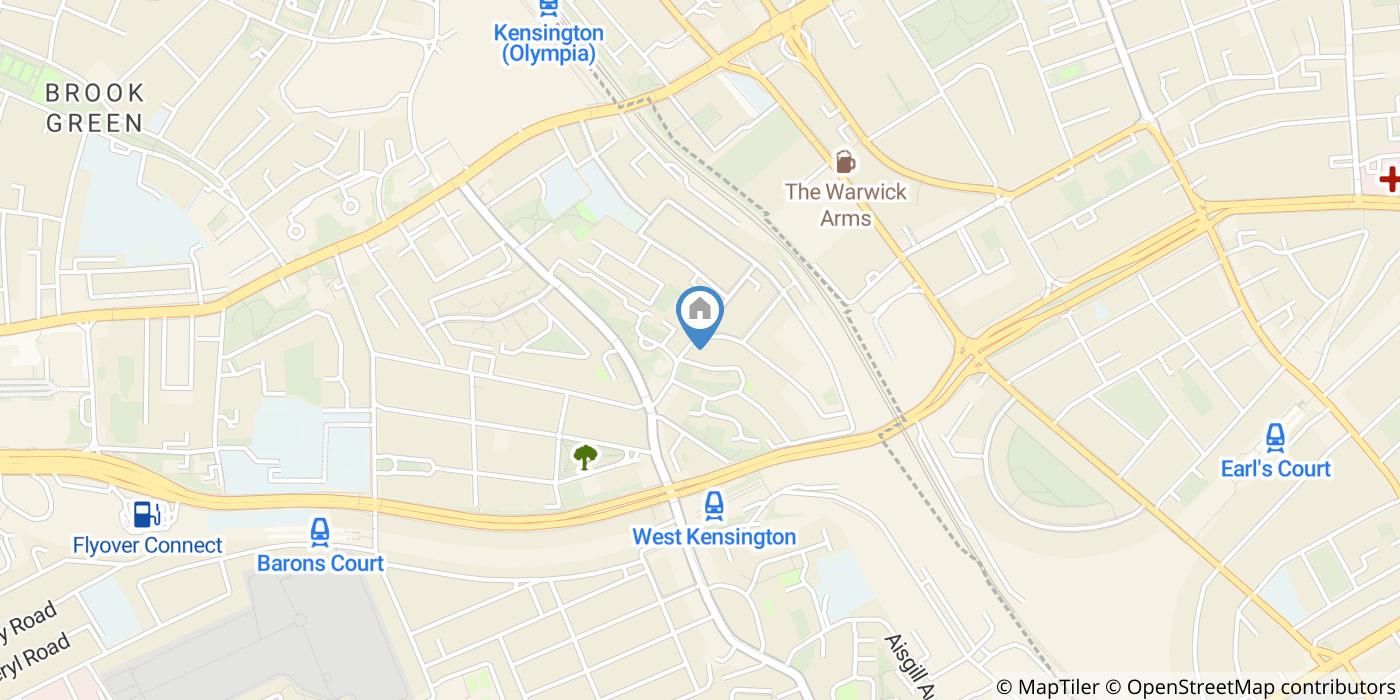 Studio Flat, Stanwick Road, W14