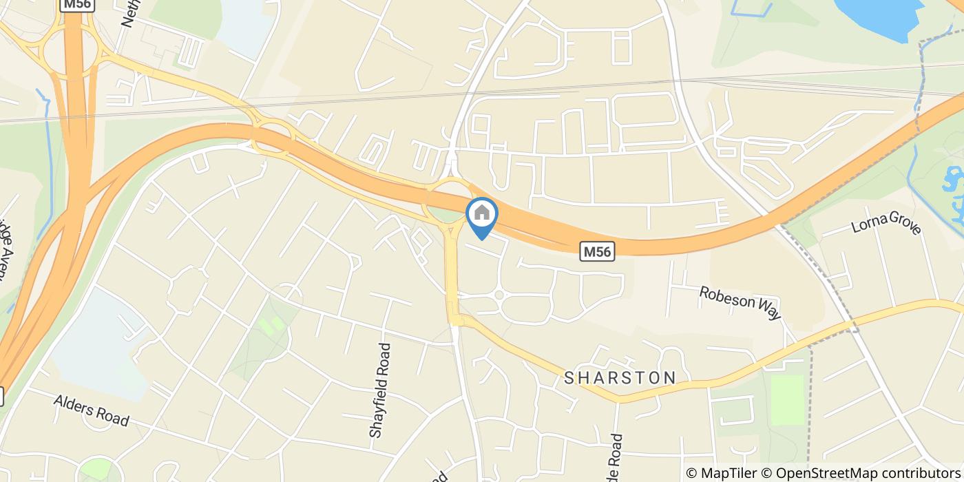 Room in a Shared Flat, Sharston, M22