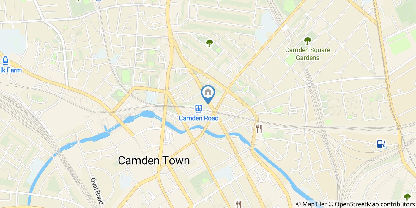 1 Bed Flat, Royal College St, NW1