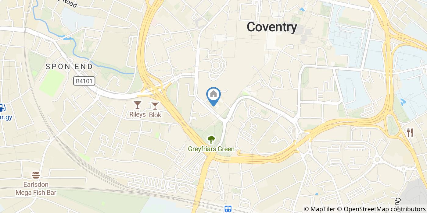 2 Bed Flat, Beauchamp House, CV1